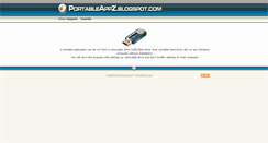 Desktop Screenshot of portableappz.proxima.web.tr